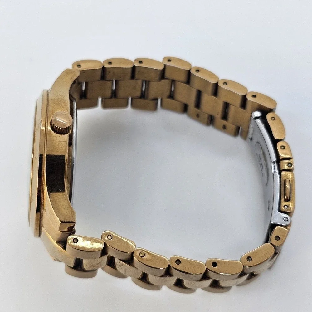 Relic Women's Watch 36MM Gold Dial Gold Bracelet 6